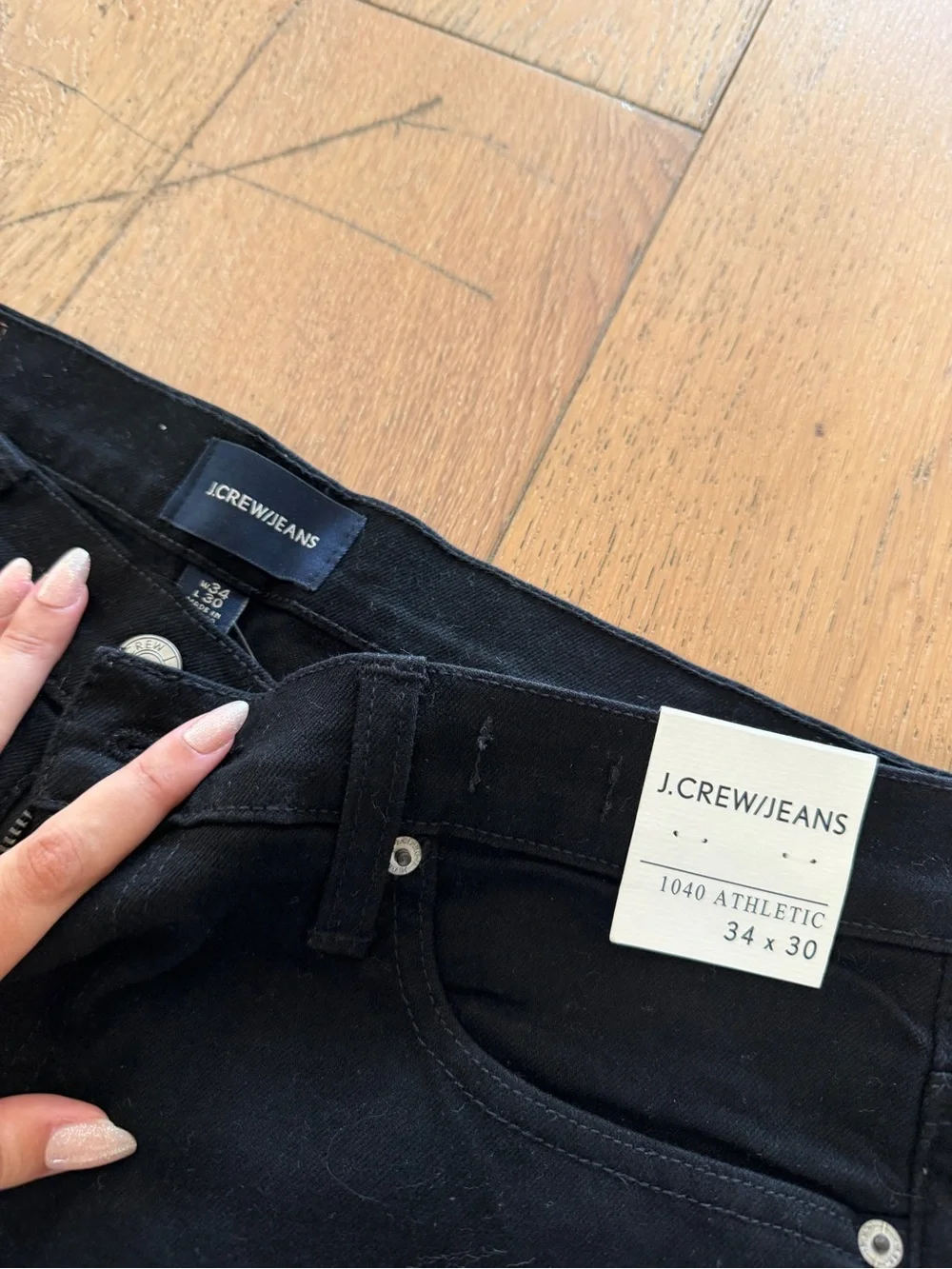 J. Crew black athletic